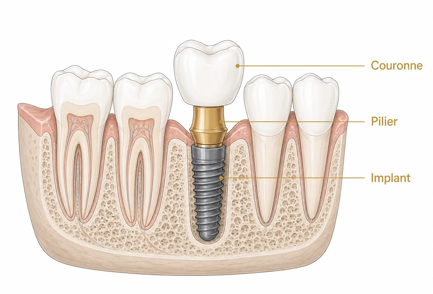 Implant dentaire : ce que recouvre réellement un devis en 2026