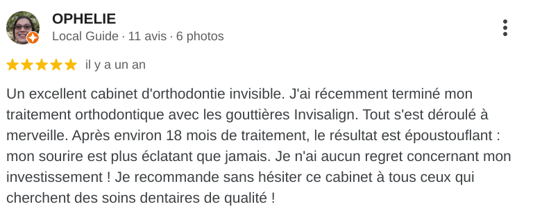 Certains avis sont très positifs